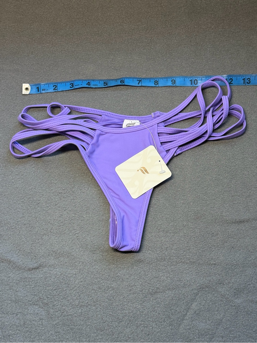 Fabletics Noa Strappy High-Waisted Bikini Bottom